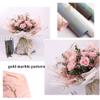 20 Sheets Flower Wrapping Papers Marble Flower Wrappers Waterproof Floral Bouquet Gift Package Paper Florist Packaging Supplies for Mother's Day Birthday Wedding Holiday Decoration view 2