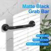 16 Inch Matte Black Shower Grab Bar-1" Diameter, iMomwee Stainless Steel Elderly Safety Bars, Bathroom Shower Balance Bar, Wall Handrail Support, Handicap Senior Disabled Pregnant Assist Bath Handle view 4