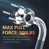 16 Inch Anti-Slip Shower Grab Bar, iMomwee Chrome Stainless Steel Bathroom Grab Bar Handle with Textured Grip, Shower Balance Bar, Safety Hand Rail Support, Handicap Elderly Senior Assist Bath Handle view 3