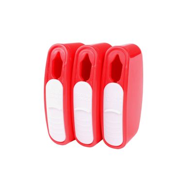 24 Pack Glucology Travel Sharps Disposal Container | Specially Designed for Diabetic Needles and Test Strips | Compact Size for Travel and Daily Personal Use | Bio-Hazard Lock