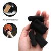 20 Pcs Finger Splints, Finger Sleeves Protectors Finger Brace Sport Finger Compression Sleeve Support Elastic Thumb Sleeves for Relieving Pain Arthritis Trigger Finger(Black+Skin Tone) view 2