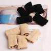20 Pcs Finger Splints, Finger Sleeves Protectors Finger Brace Sport Finger Compression Sleeve Support Elastic Thumb Sleeves for Relieving Pain Arthritis Trigger Finger(Black+Skin Tone) view 4