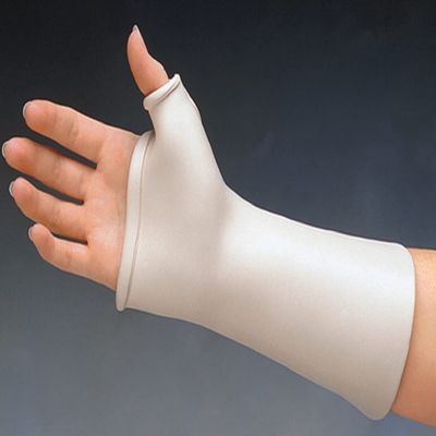 North Coast Medical Wrist and Thumb Spica Precut Splint, Vanilla 1/8in (3.2mm) Smooth, Small (Pack of 6)