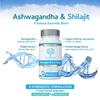 Ashwagandha & Shilajit - Ashwagandha KSM-66 1000mg & Purified Shilajit Extract 200mg (50% Fulvic Acid) - No Artificial fillers, Binders or Flow Agents - Suitable for Vegans view 3