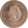 2 oz .999 Pure Copper Medallion (Aztec Calendar) view 3
