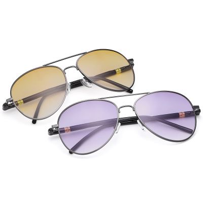 2 Pairs Invisible Bifocal Reading Sunglasses UV400 Protection Spring Hinge Sun Readers Anti Glare Blue Light Blocking Glasses for Men Women Sports Driving Safety Eyeglasses Tinted Shades Eyewear 3.5