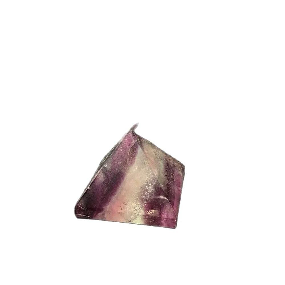 Natural Crystal Pyramid Purple Fluorite Specimen-Rainbow Fluorite_40mm