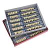 168 Pcs Dental Synthetic Resin Tooth Denture 3 Sets False Teeth 23 A3 Upper Lower Shade Dental for Halloween Horror Teeth view 4
