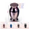 TIANZXS 316 L Stainless Steel Ashes Keepsake Memorial Urns Casket Funeral Token Cremation Ashes Holder 4 view 2
