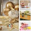 12pcs Candy Boxes, Hollow Party Favor Boxes for Bridal Shower Wedding Birthday Party Favor(Gold) view 3