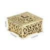 12pcs Candy Boxes, Hollow Party Favor Boxes for Bridal Shower Wedding Birthday Party Favor(Gold) view 4