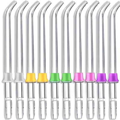 10PCS Flosser Replacement Tips for Waterpik Water Reach Flosser Refill Heads