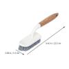 1pc Household Cleaning Brush Hard Bristle Bathroom Broom Handle for Deep Cleaning Stains Comfortable Grip view 4