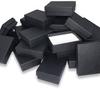 N'icePackaging 100 Qty - Black-Kraft Cotton Filled Gift Boxes - Size 3" x 2 1/8" x 1" - USA Made - Holidays/Birthdays/Sales/Storage/Display/Travel view 1
