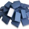 50 Qty - Navy-Blue Cotton Filled Gift Boxes - Size 3" x 2 1/8" x 1" - USA Made - Holidays/Birthdays/Sales/Storage/Display/Travel - N'icePackaging view 1