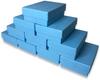 N'icePackaging 100 Qty - Light Sky-Blue Cotton Filled Gift Boxes - Size 3" x 2 1/8" x 1" - USA Made - Holidays/Birthdays/Sales/Storage/Display/Travel view 1