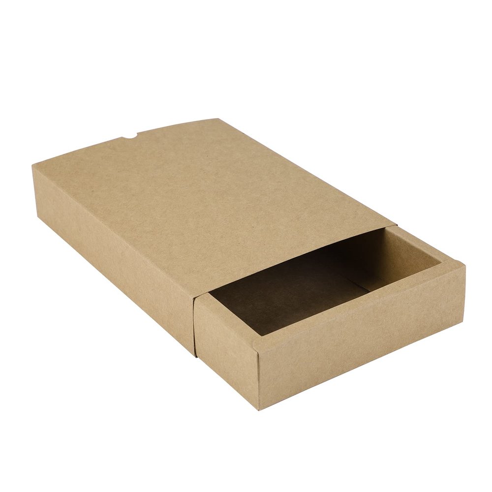 10Pcs Kraft Paper Drawer Gift Boxes Festival Gift Wrapping Boxes Small Crafts Paper Presents Packaging Boxes for Soap Jewelry Candy Cookies Treats Clothes Wedding Birthday Party Anniversary Favors