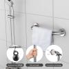 12 Inch Shower Grab Bar Satin Brushed Nickel, ZUEXT Stainless Steel Safety Grab Bar Handle, Bathroom Balance Bar, Safety Hand Rail Support - Handicap, Elderly, Injury, Senior Assist Bath Handle view 3