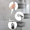 16 Inch Shower Grab Bar Satin Brushed Nickel, ZUEXT Stainless Steel Safety Grab Bar Handle, Bathroom Balance Bar, Safety Hand Rail Support - Handicap, Elderly, Injury, Senior Assist Bath Handle view 3