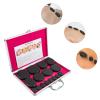 16PCS Hot Stone, Stone Therapy Electric Hot Massage Stone Set Natural Cold-hot Energy Stone for SPA Relieve Stress Relaxing view 2
