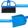 2 Brothers Wholesale Mini Broom and Dustpan Set - Compact Cleaning Kit for Home, Car, Camping, Small Spaces, Pet Cleanup, and Travel - Durable Small Broom and Dustpan Set Mini - Green Broom view 4