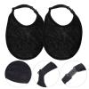 Healifty Air-Cut Throat Mask with Adjustable Neck Strap 2-Pack Breathable Dust Shield for Care 8.66X7.08 Inch Comfortable Protective Cover view 2