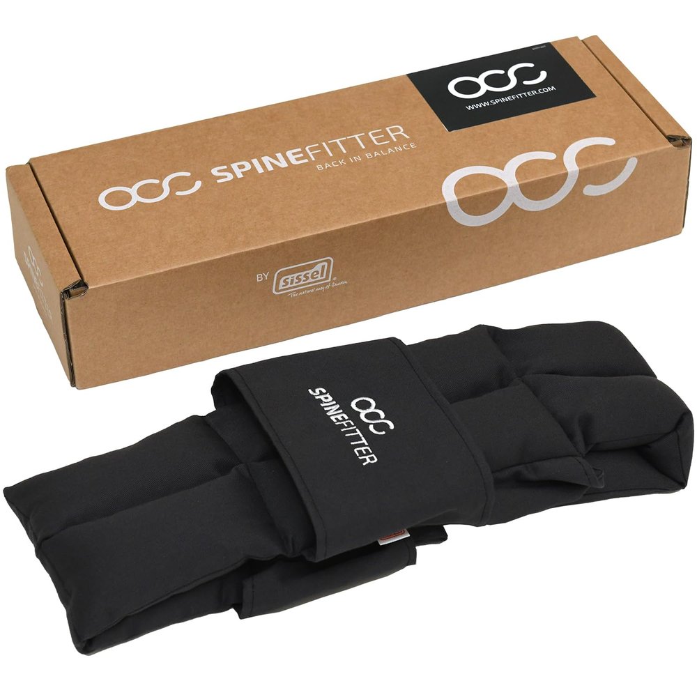 SPINEFITTER by SISSEL Linum | Flaxseed Heat/Cold Pillow | Targeted Treatment for Spinal Muscles | Optimal Relaxation & Well-Being | Versatile Use | Ideal Shape & Design