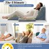 Axelrod Orthopedic Bed Wedge Pillow Set, Post Surgery Foam for Back, Neck and Leg Pain Relief Comfortable & Adjustable Ortho Pillows- Anti Snoring, Heartburn, Acid Reflux & GERD Sleeping Navy view 3