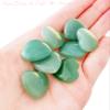 20mm Natural Healing Crystal Heart Worry Love Stone Chakra Balancing Palm Thumb Gemstones with Hole (Aventurine, with Hole - 30pcs) view 3