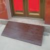 JLXJ Exterior Doors Threshold Ramps Wood, 3" Rise Outdoor Indoor Steps Curb Ramps, for Cars Wheelchair Scooters, Red, Load: 200kg view 1