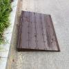 JLXJ Exterior Doors Threshold Ramps Wood, 3" Rise Outdoor Indoor Steps Curb Ramps, for Cars Wheelchair Scooters, Red, Load: 200kg view 2