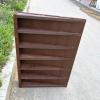 JLXJ Exterior Doors Threshold Ramps Wood, 3" Rise Outdoor Indoor Steps Curb Ramps, for Cars Wheelchair Scooters, Red, Load: 200kg view 3