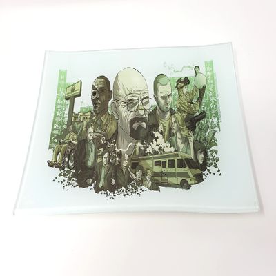 E.G.G. Shatter Resistant Glass Tray: Decorative/Collectable High Resolution Great Gift (Breaking Bad)