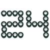 [24 Pack-1" x5Yards] MINGYUE Self Adhesive Bandage Wrap,Athletic Tape,Sports Tape,Wrist and Ankle Wrap Tape,Cohesive Bandage for Vet Tape(Dark Green) view 1
