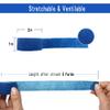 [12 Pack-1" x5Yards] MINGYUE Self Adhesive Bandage Wrap,Athletic Tape,Sports Tape,Wrist and Ankle Wrap Tape,Cohesive Bandage for Vet Tape(Blue) view 3