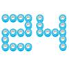 [24 Pack-1" x5Yards] MINGYUE Self Adhesive Bandage Wrap,Athletic Tape,Sports Tape,Wrist and Ankle Wrap Tape,Cohesive Bandage for Vet Tape(Light Blue) view 1