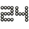 [24 Pack-1" x5Yards] MINGYUE Self Adhesive Bandage Wrap,Athletic Tape,Sports Tape,Wrist and Ankle Wrap Tape,Cohesive Bandage for Vet Tape(Black) view 1