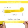 [12 Pack-1" x5Yards] MINGYUE Self Adhesive Bandage Wrap,Athletic Tape,Sports Tape,Wrist and Ankle Wrap Tape,Cohesive Bandage for Vet Tape(Yello) view 3