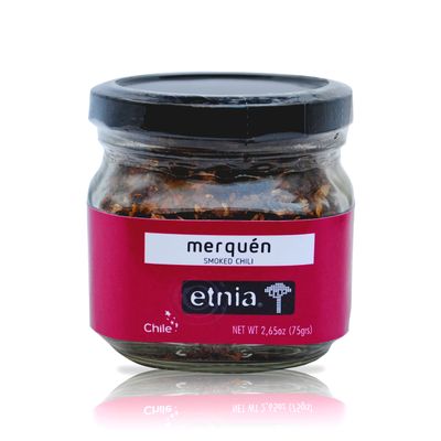 Etnia Chilean Merquen Smoked Chili Corked Bottle, 2.65 Ounce (75 Gram)