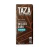 Taza Chocolate Organic Amaze Bar 95% Stone Ground, Wicked Dark with Almonds, 2.5 Ounce (6 Count), Vegan view 3