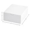 Small White Gift Boxes 4x4x2 White Kraft Paper Boxes for Gifts, Party Favors, Showers, Crafts, Candy Boxes, 100 Pack view 2