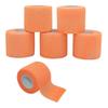 [6 Pack-2" x5Yards] MINGYUE Self Adhesive Bandage Wrap,Athletic Tape,Sports Tape,Wrist and Ankle Wrap Tape,Cohesive Bandage for Vet Tape(Orange) view 1