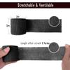 [12 Pack-2" x5Yards] MINGYUE Self Adhesive Bandage Wrap,Athletic Tape,Sports Tape,Wrist and Ankle Wrap Tape,Cohesive Bandage for Vet Bandage Wrap(Black) view 3