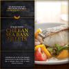 New York's Delicacy, Chilean Sea Bass Fillets - 12 x 6 Oz (4.50 Lb.) - Skin-On, Kosher Certified. Skinless, Individually Vacuum Packed, Ready to Cook - 100% Natural, Wild Caught from the Chilean Patagonia view 3
