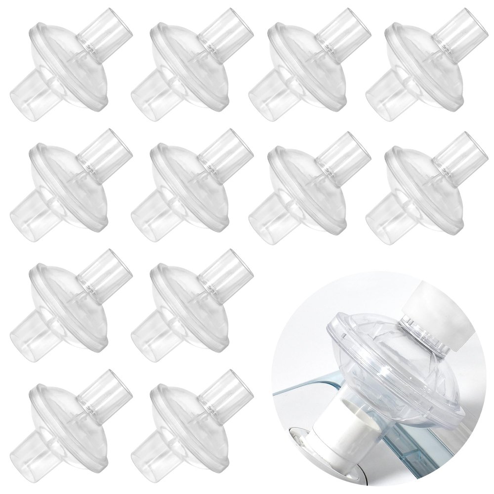 12 Packs Fit-Inline Filter, Universal Filters for 22MM Tubing-Filter Particles Degraded by Foam,Ensure Super Fresh Air, Great-Value Supplies by Medihealer