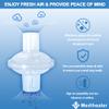 12 Packs Fit-Inline Filter, Universal Filters for 22MM Tubing-Filter Particles Degraded by Foam,Ensure Super Fresh Air, Great-Value Supplies by Medihealer view 2