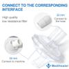 12 Packs Fit-Inline Filter, Universal Filters for 22MM Tubing-Filter Particles Degraded by Foam,Ensure Super Fresh Air, Great-Value Supplies by Medihealer view 4