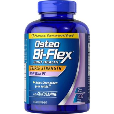 Osteo Bi Osteo Bi Flex Supplement Glucosmine 1500 Mg Vitamin D 1000IU (200Count), 200Count 1 Pack