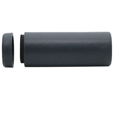 Peterson Avoca Pipe Cleaner Holder  Leather Pipe Accessory Case, Compact Storage Pouch, Black