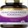 Carlyle Niacinamide 1000 mg | 400 Capsules | High Potency Formula | Non-GMO, Gluten Free Supplement view 1